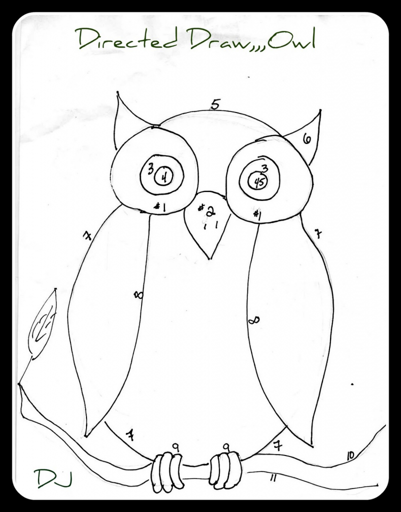 802x1024 How To Draw Owl For Kids Drawing Tutorial How To Draw