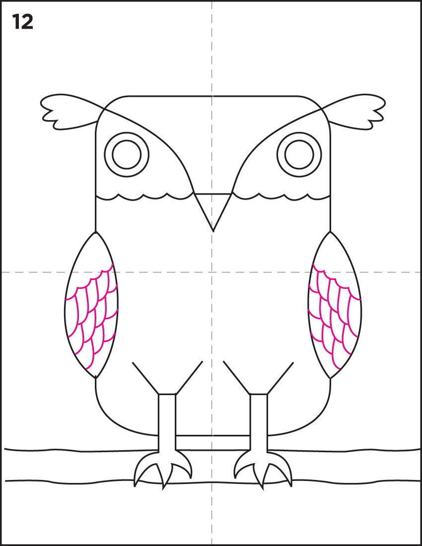 850x1100 Draw An Owl Owl Art, Art Auction And Watercolor Paper