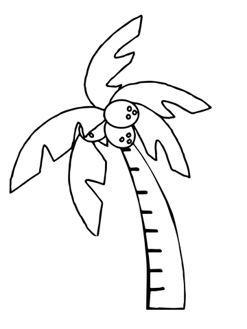 360x480 Chicka Chicka Boom Boom Palm Tree Coloring Page Free Printable