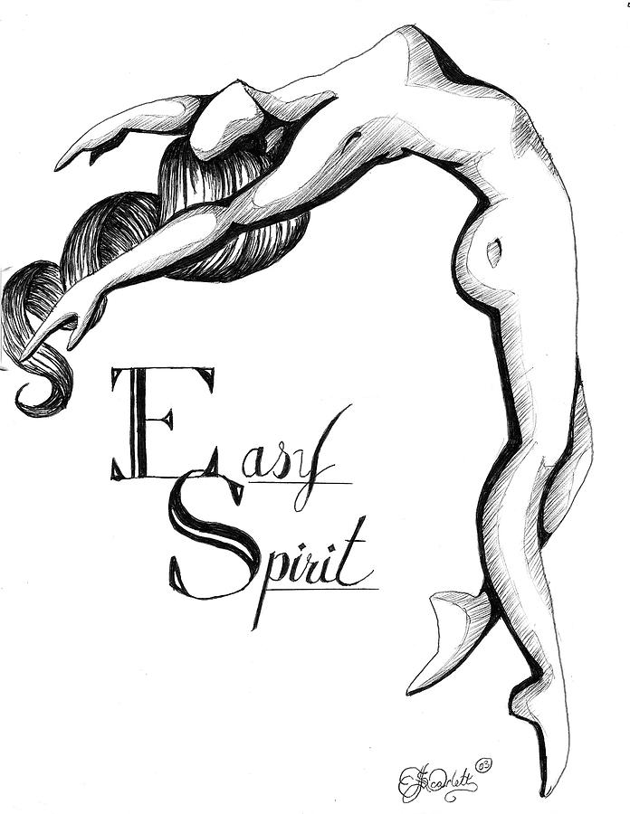 696x900 Easy Spirit Drawing By Scarlett Royal