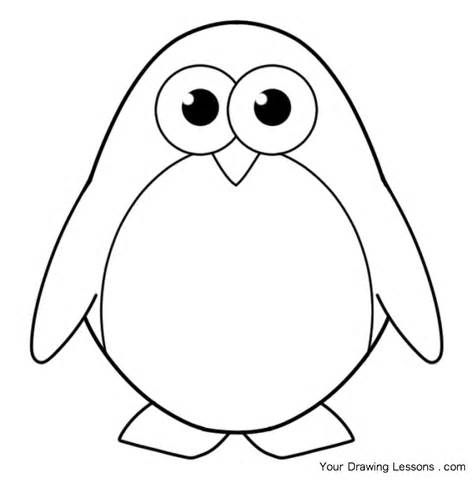 472x480 Elegant Pictures Of Penguins To Draw Penguin Head Easy Coloring