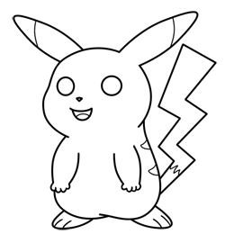 260x260 How To Draw Pikachu From Pokemon