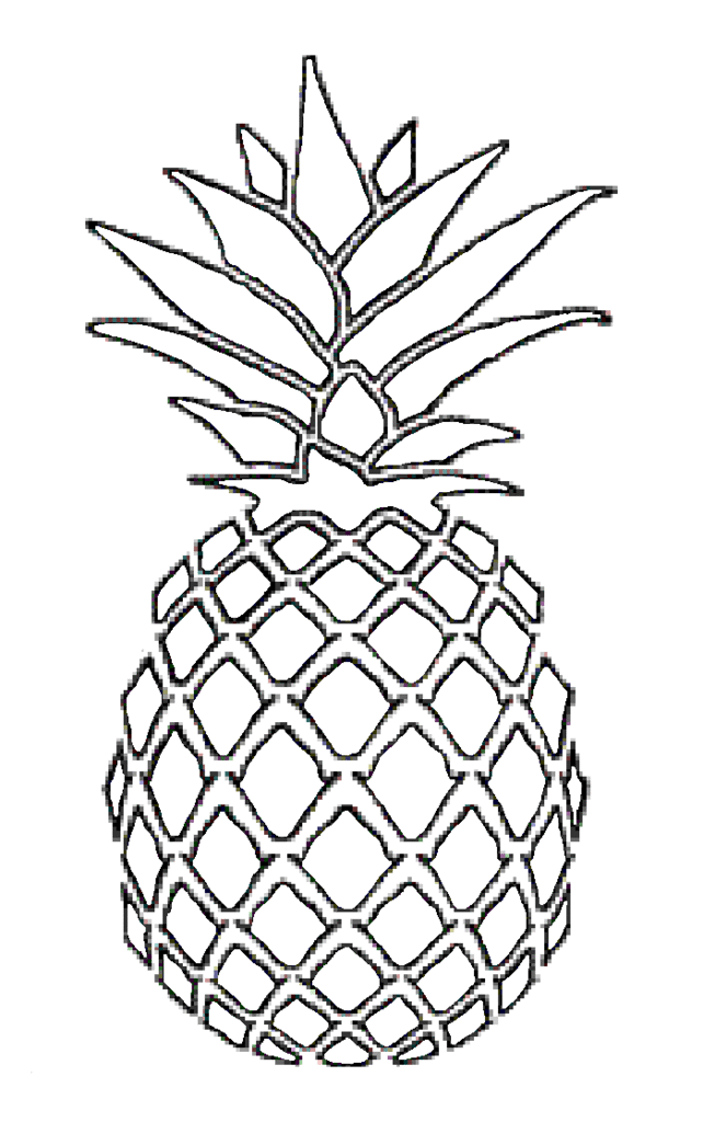 642x1024 Pineapple Drawing Related Keywords Amp Suggestions