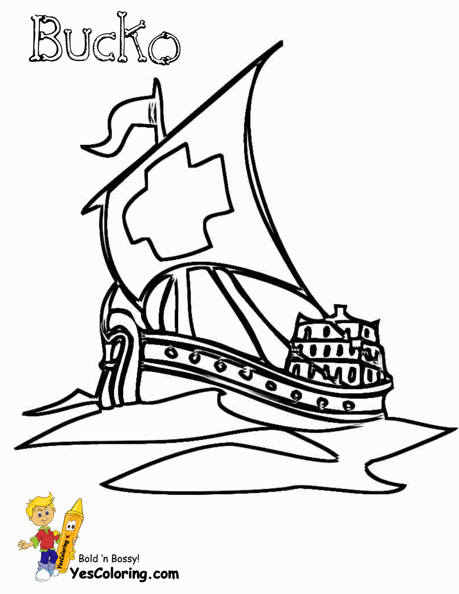 935x1210 High Seas Pirate Ship Coloring Pages Pirate Ship Free Pirates