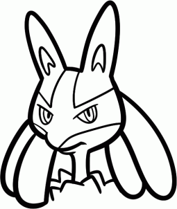 255x302 How To Draw Lucario Pokemon