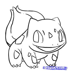 236x246 Easy Bulbasaur How To Draw Bulbasaur From Pokemon Step 8