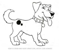 236x200 How To Draw A Dog Drawing A Cartoon Dog