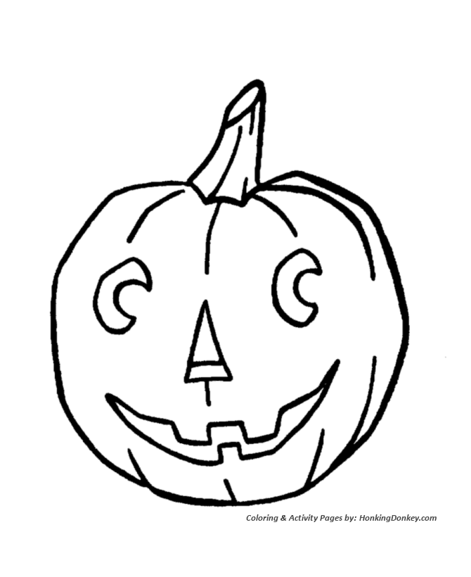 670x820 Halloween Pumpkin Coloring Pages