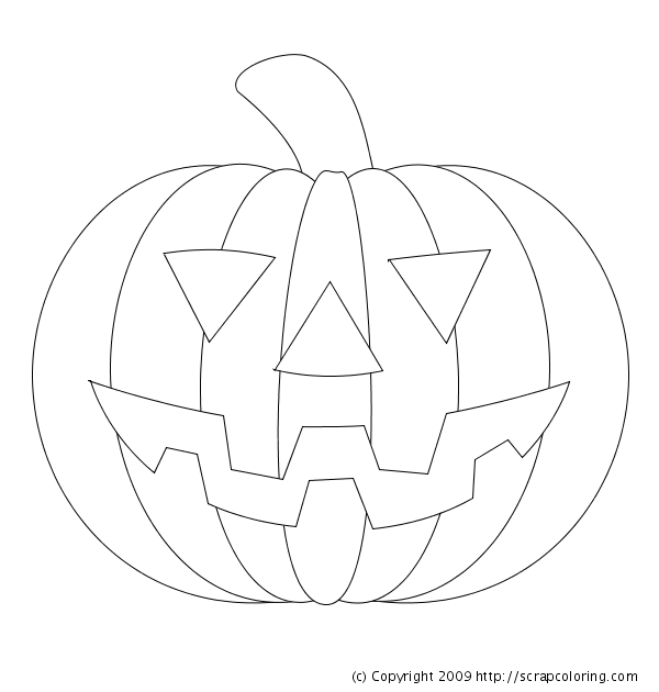 600x630 Halloween Pumpkins Coloring Pages