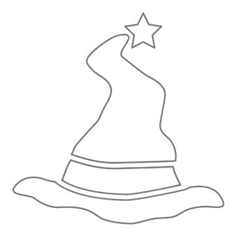 345x345 Witch Hat Pumpkin Stencil Crafts 10 Witches