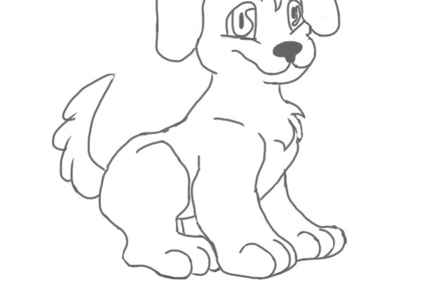 640x420 Tag For Easy To Draw Puppies How To Draw Cartoons Anime Puppy