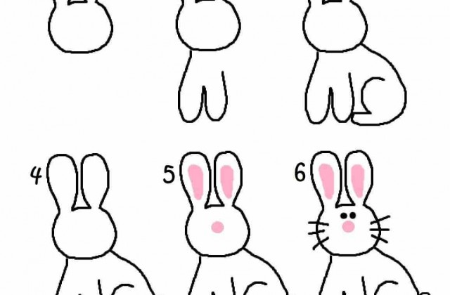 640x420 Tag For Easy Bunny To Draw How To Draw Easy Things Pictures 1