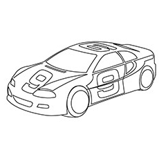 230x230 Top 25 Race Car Coloring Pages For Your Little Ones