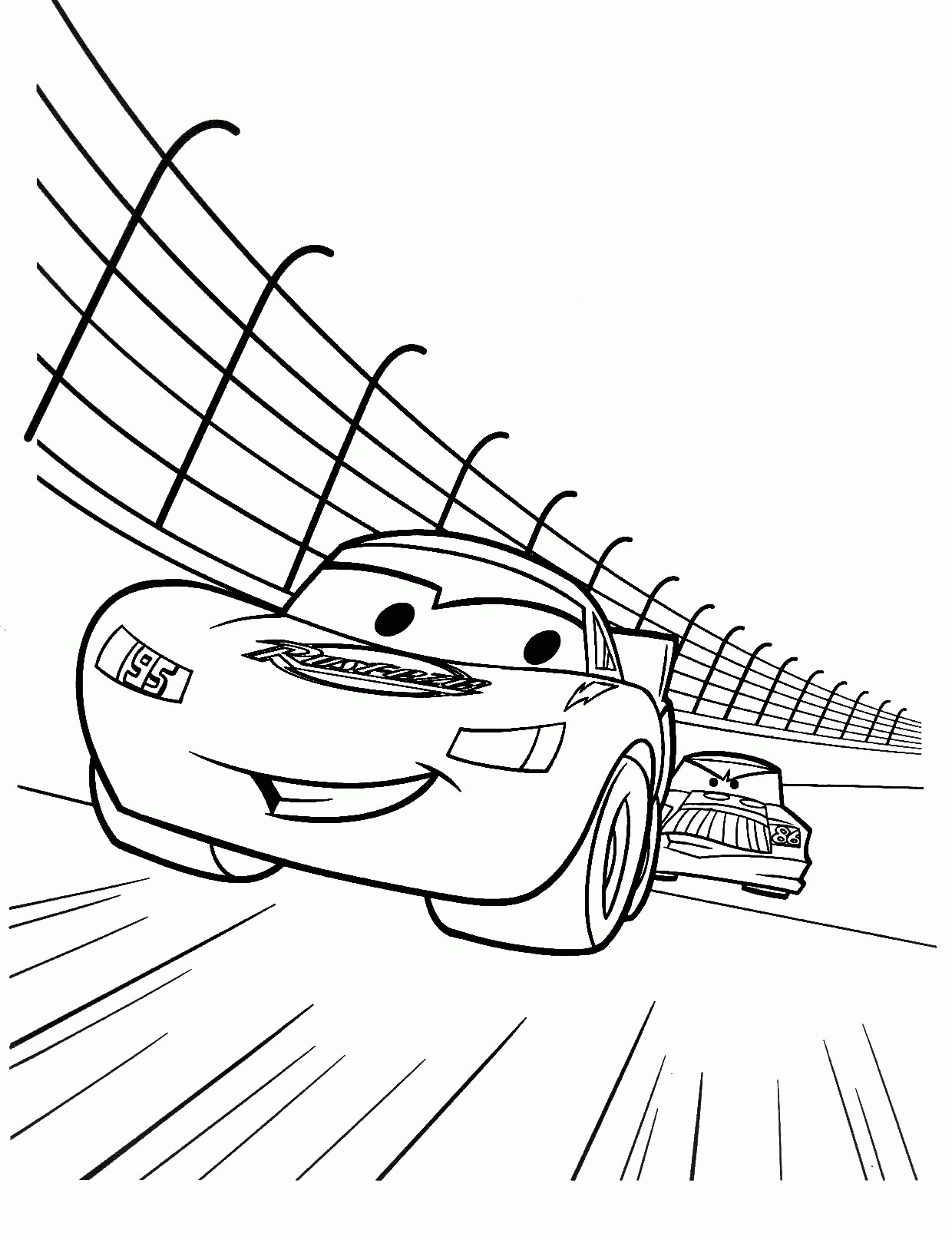 1240x1615 Easy Race Car Coloring Pages Free Draw To Color