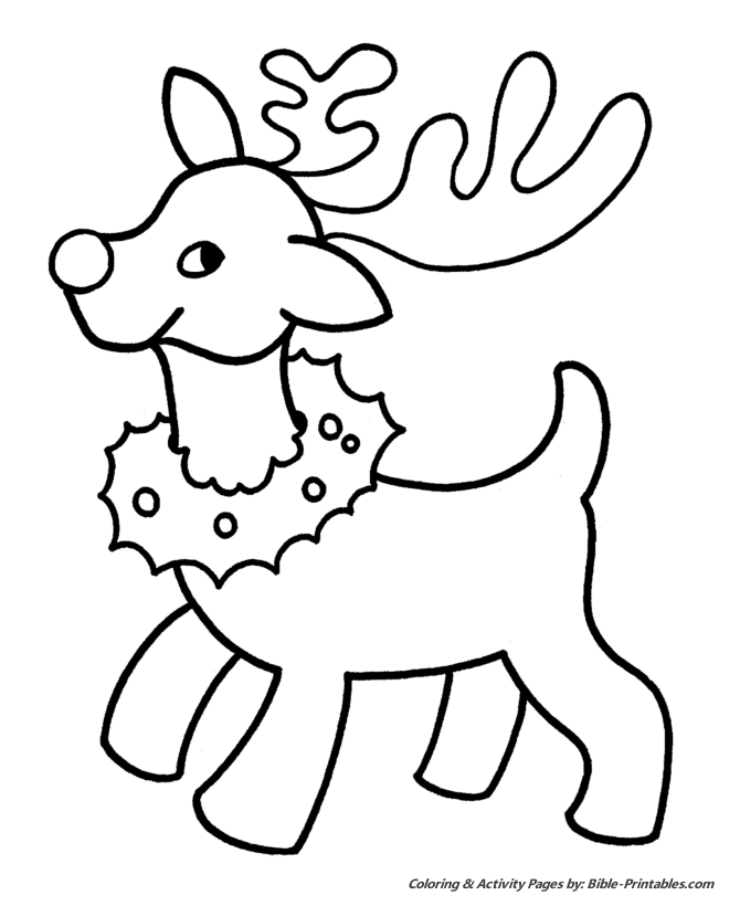 670x820 Easy Pre K Christmas Coloring Pages