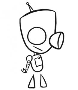 260x302 How To Draw How To Draw Robot Gir