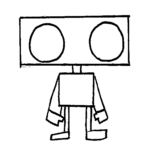 530x500 Image Result For Robot Shape Drawing Shape Robot