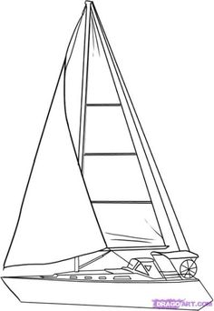 236x342 Sailboat Pair Of 2 Original 8 X 10 Pencil Drawings Drawings