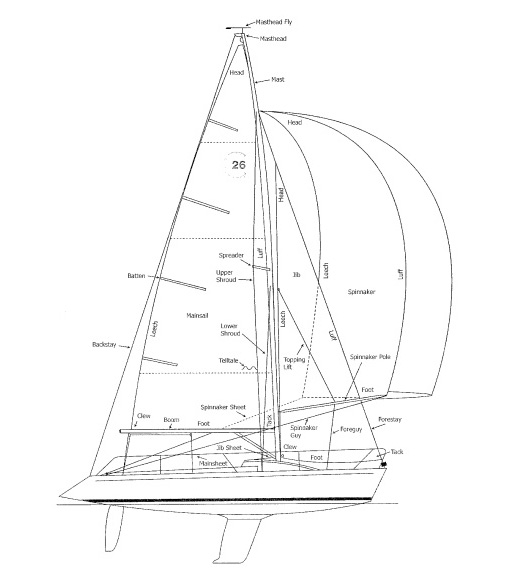 510x580 Architectural Sailboat Drawings