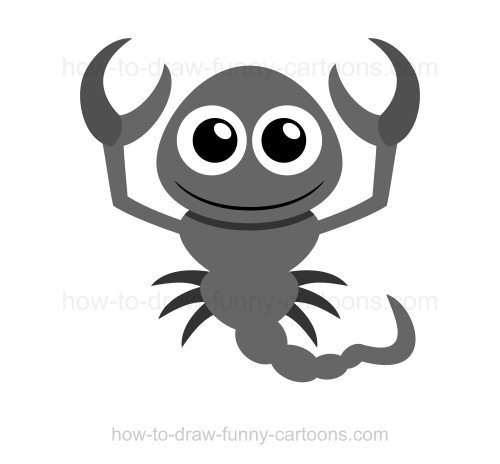 500x464 To Draw A Scorpion