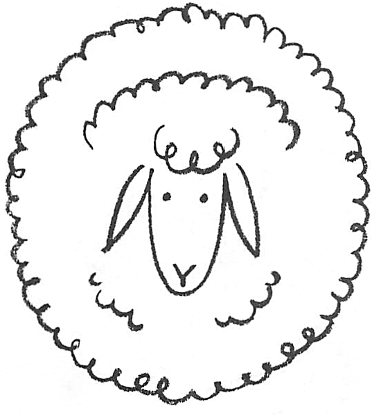 537x600 How To Draw Sheep Grazing In A Field Easy For Young Kids