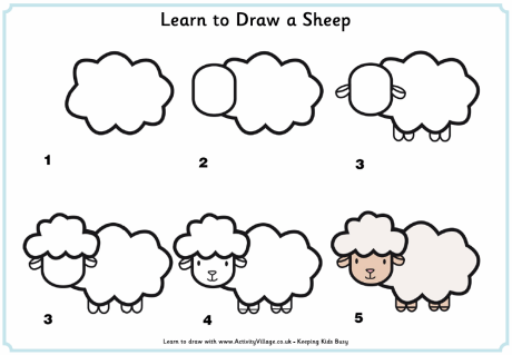 460x319 Learn To Draw A Sheep 460.gif