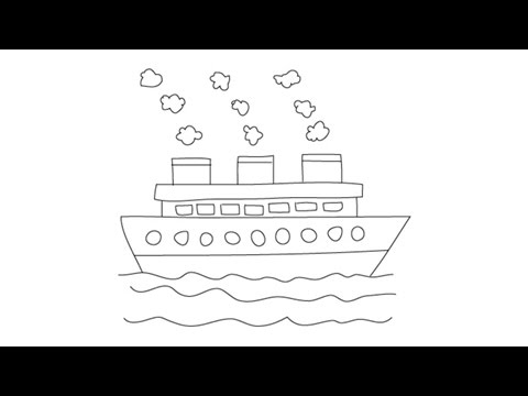 480x360 How To Draw A Ship