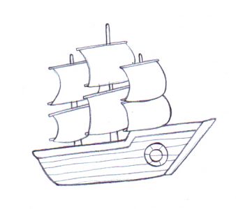 338x300 Coloring Pages Cool Steps To Draw A Boat Drawing Coloring Pages