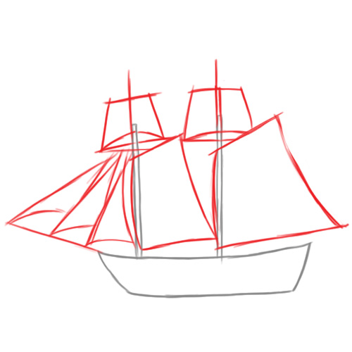 500x500 How To Draw A Pirate Ship Art 3 Pirate Ships