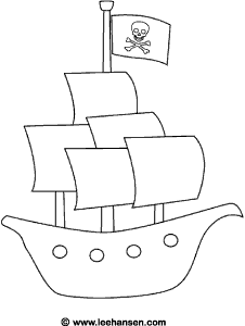 226x300 Pirate Ship Coloring Sheet Pdf Speech Path Ideas For Kids
