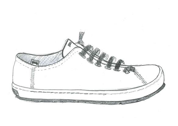 Easy Shoe Drawing at GetDrawings | Free download