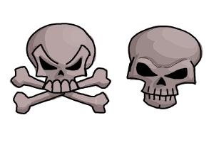 300x200 How To Draw Skulls