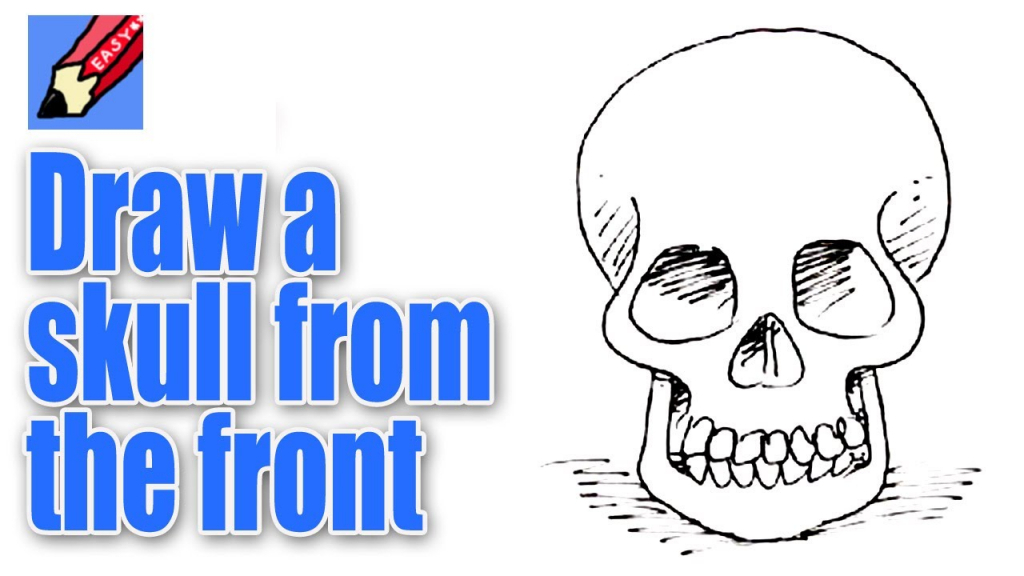 Easy Skull Drawing at GetDrawings | Free download