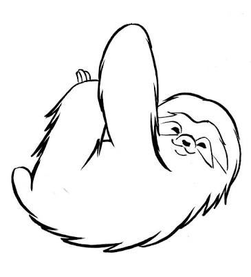 365x402 Image Result For Sloth Drawing Easy Secret Dream Quilt