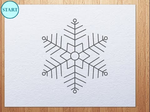 480x360 How To Draw Snowflake