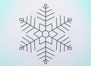 300x217 How To Draw Snowflake Archives