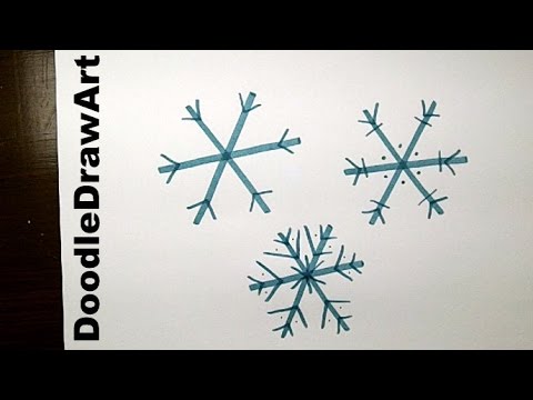 480x360 Drawing How To Draw An Easy Snowflake