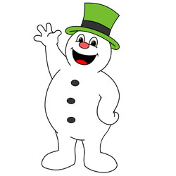 250x250 Frosty The Snowman Artwork Snowman, Christmas Art