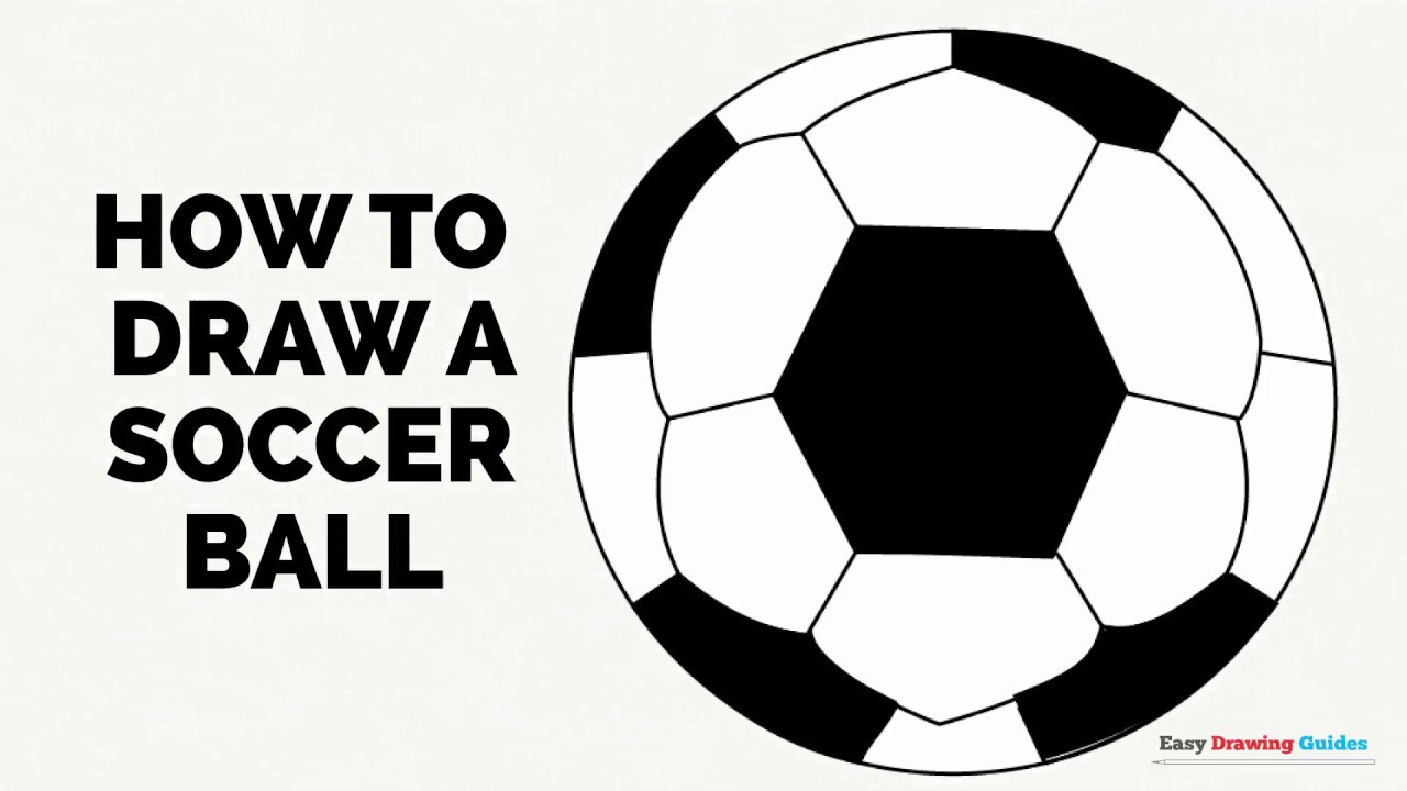 Easy Soccer Ball Drawing at GetDrawings | Free download