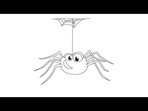 480x360 How To Draw A Spider