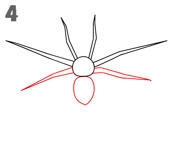 640x490 How To Draw A Spider