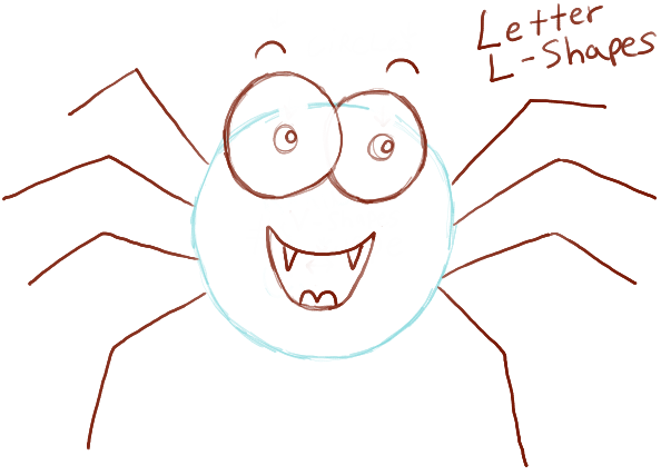 594x427 How To Draw Cute Cartoon Spider With Easy Steps For Preschoolers