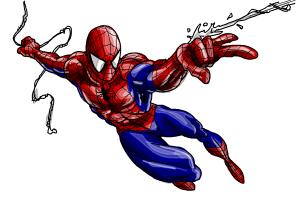 300x200 How To Draw Spiderman Step By Step