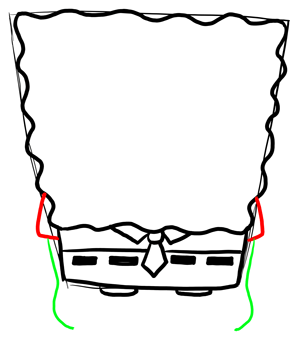 300x341 Draw Spongebob Squarepants With Easy Step By Step Drawing Lesson