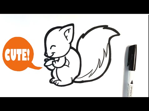 480x360 How To Draw A Squirrel