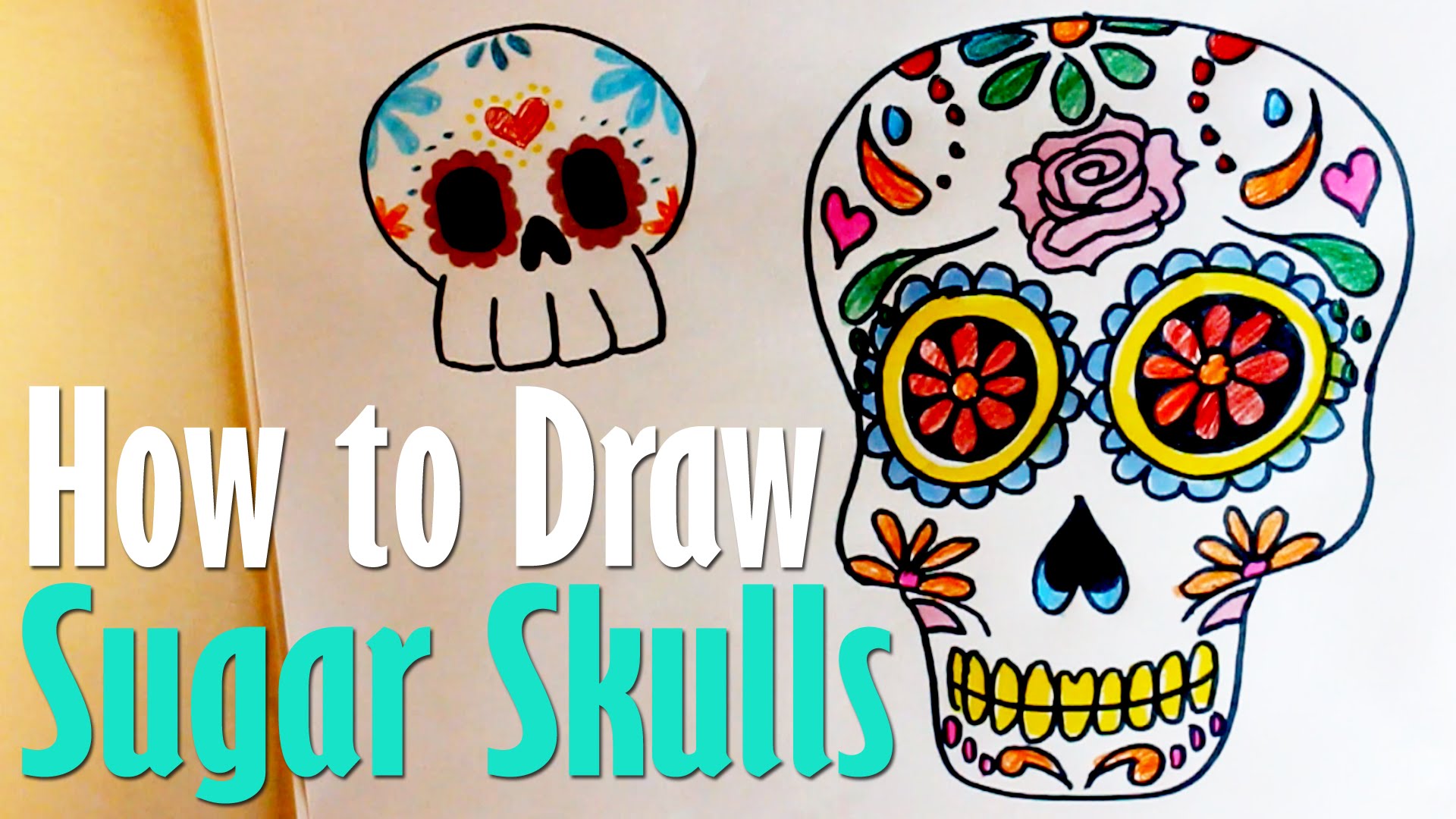 1920x1080 How To Draw Sugar Skulls
