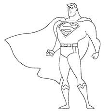 230x230 Top 30 Free Printable Superman Coloring Pages Online