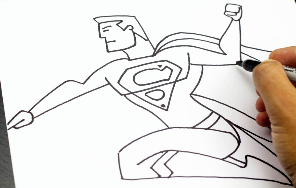 1000x637 How To Draw Superman