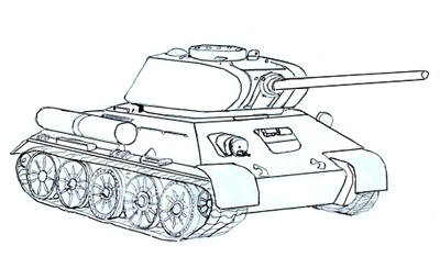 400x234 How To Draw An Army Tank