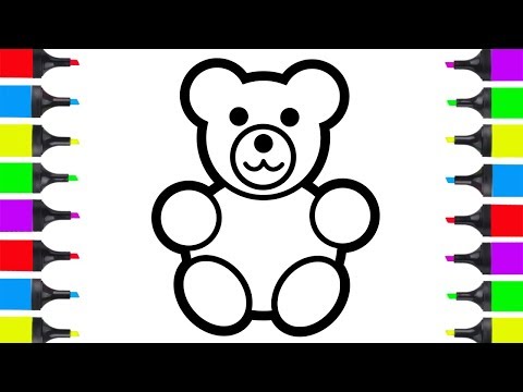 480x360 How To Draw A Teddy Bear Teddy Bear Easy Draw Tutorial